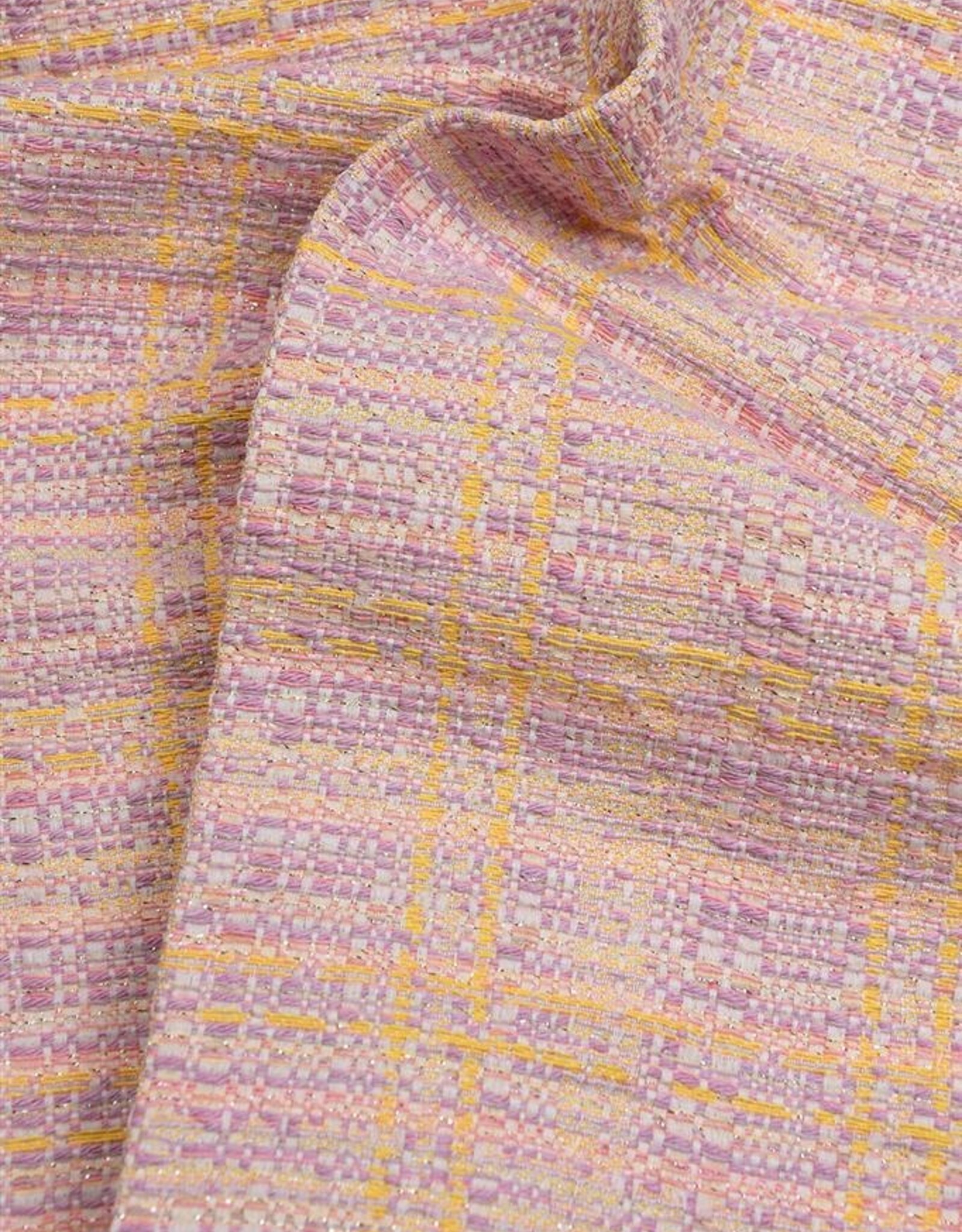 Chanel jacquard  art pink lurex