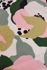 Viscose crepe soft, smooth and rose- knip Viscose crepe soft, smooth and rose- knip