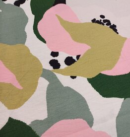 Editex Viscose crepe soft, smooth and rose- knip