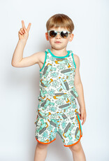 French terry watergun aqua