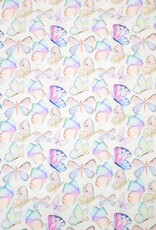 Double gauze pastel vlinders Double gauze pastel vlinders
