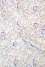 Double gauze pastel vlinders Double gauze pastel vlinders