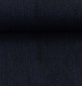 French terry denim melange