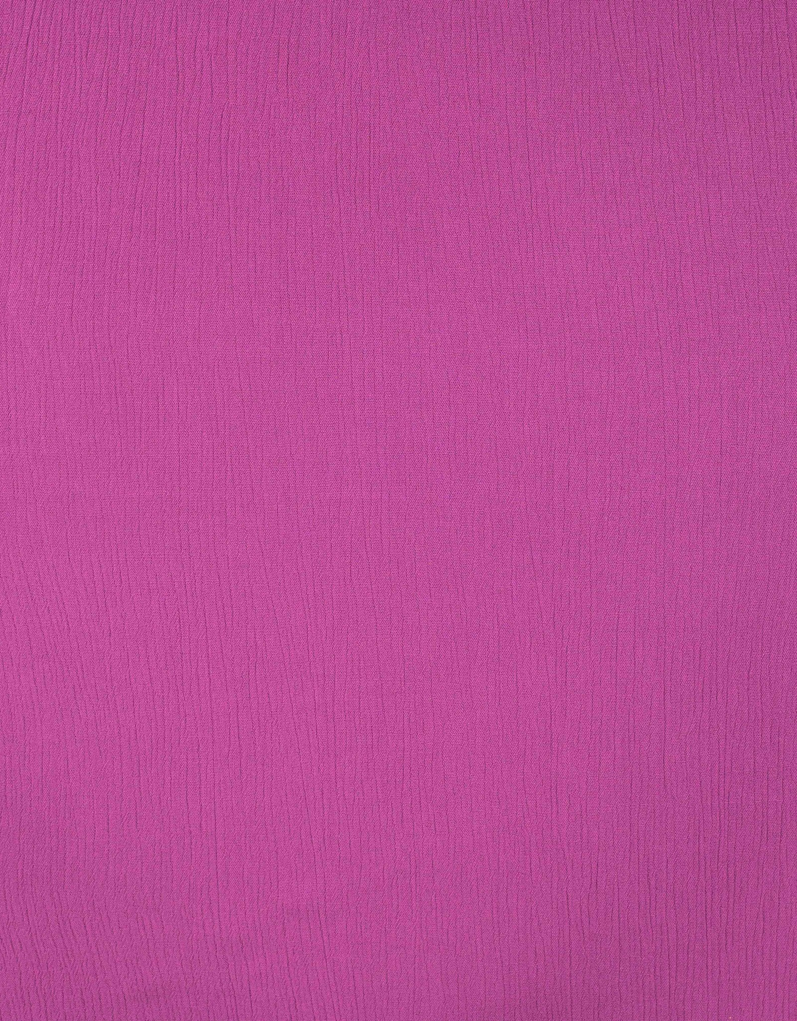 Stoffenschuur selectie Viscose crepe crinkle uni cyclaam