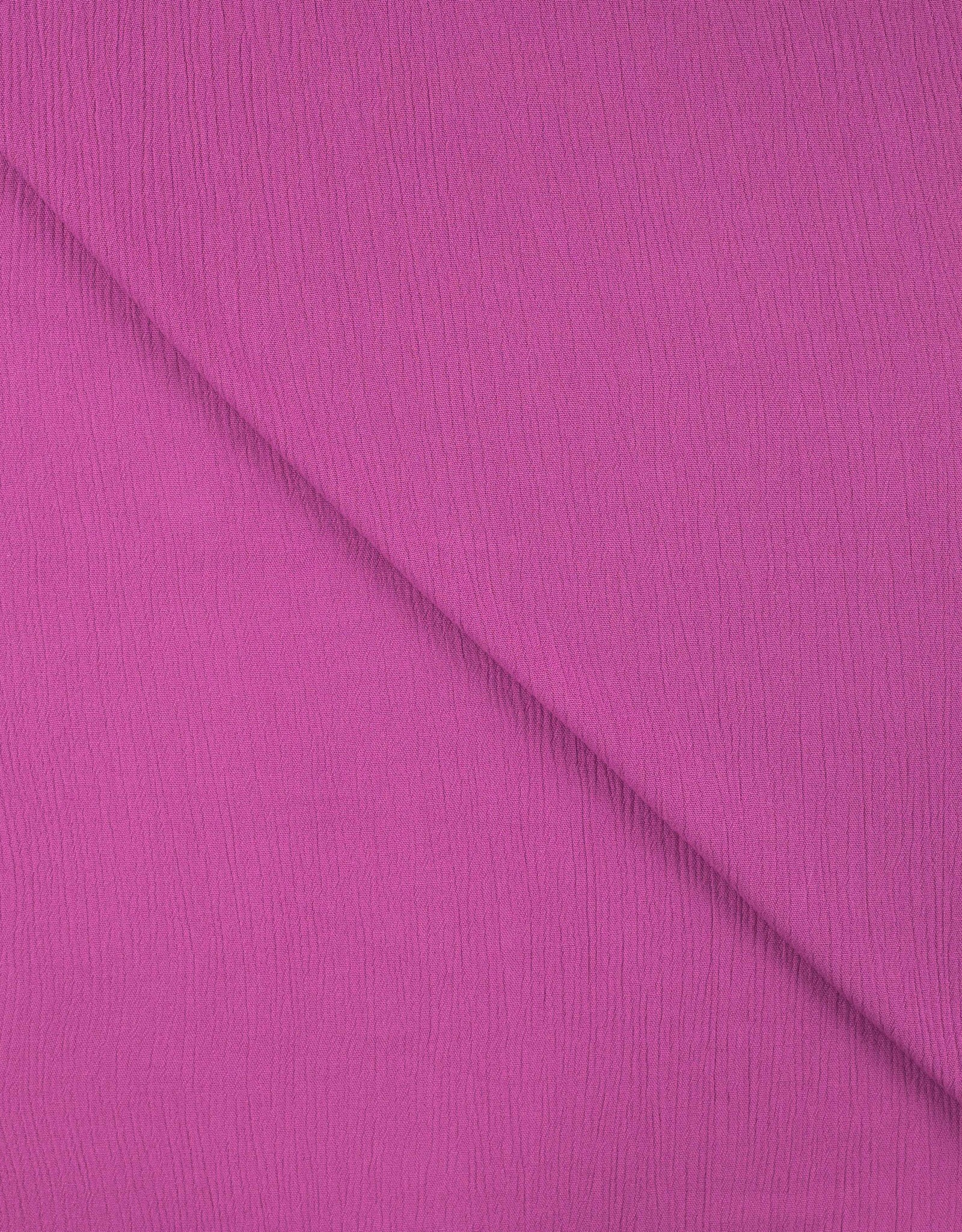 Stoffenschuur selectie Viscose crepe crinkle uni cyclaam