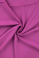Stoffenschuur selectie Viscose crepe crinkle uni cyclaam