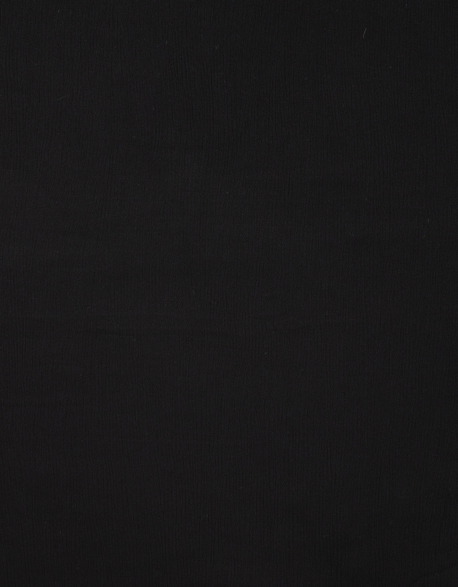 Viscose crepe crinkle uni zwart
