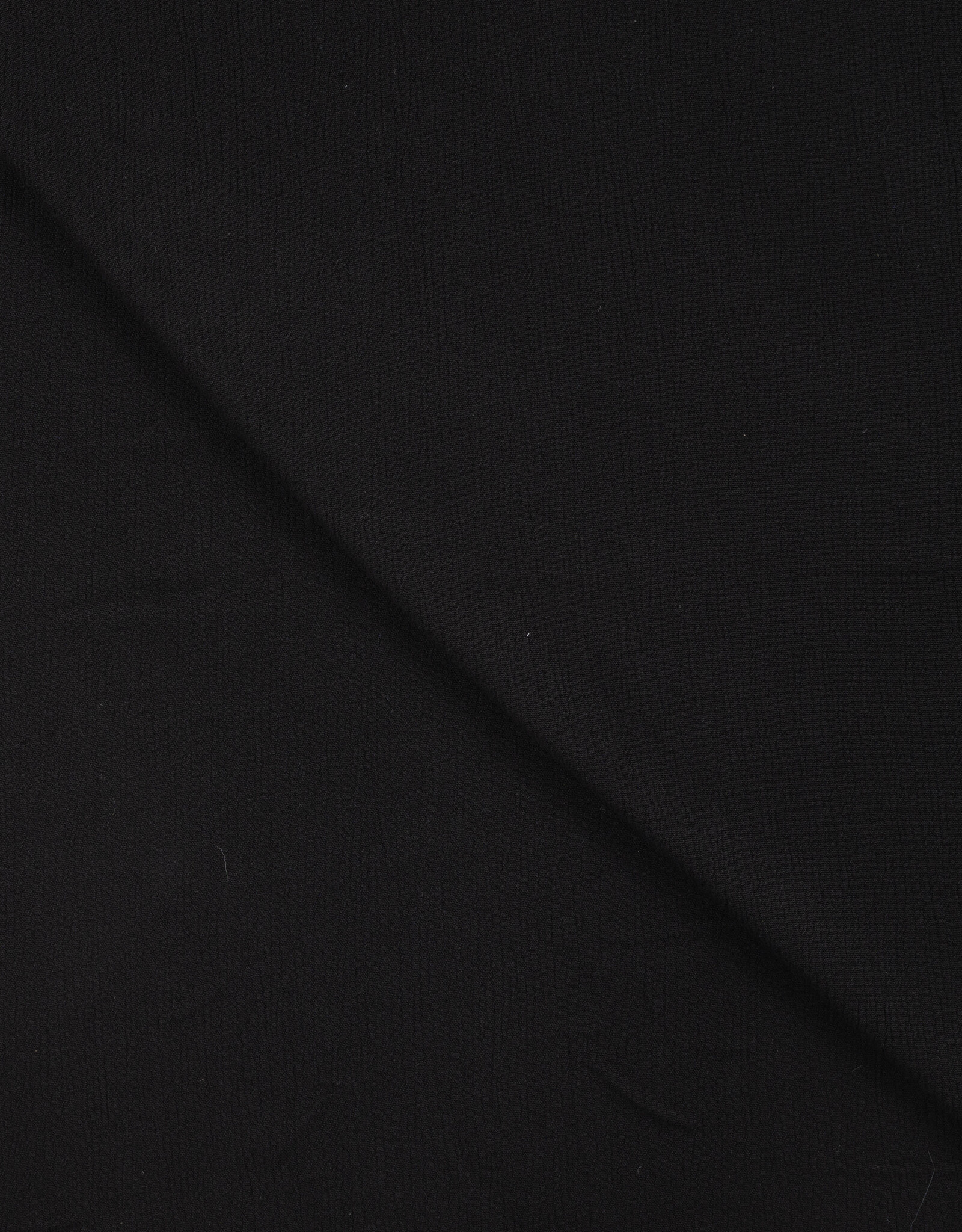 Viscose crepe crinkle uni zwart