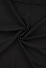 Viscose crepe crinkle uni zwart Viscose crepe crinkle uni zwart