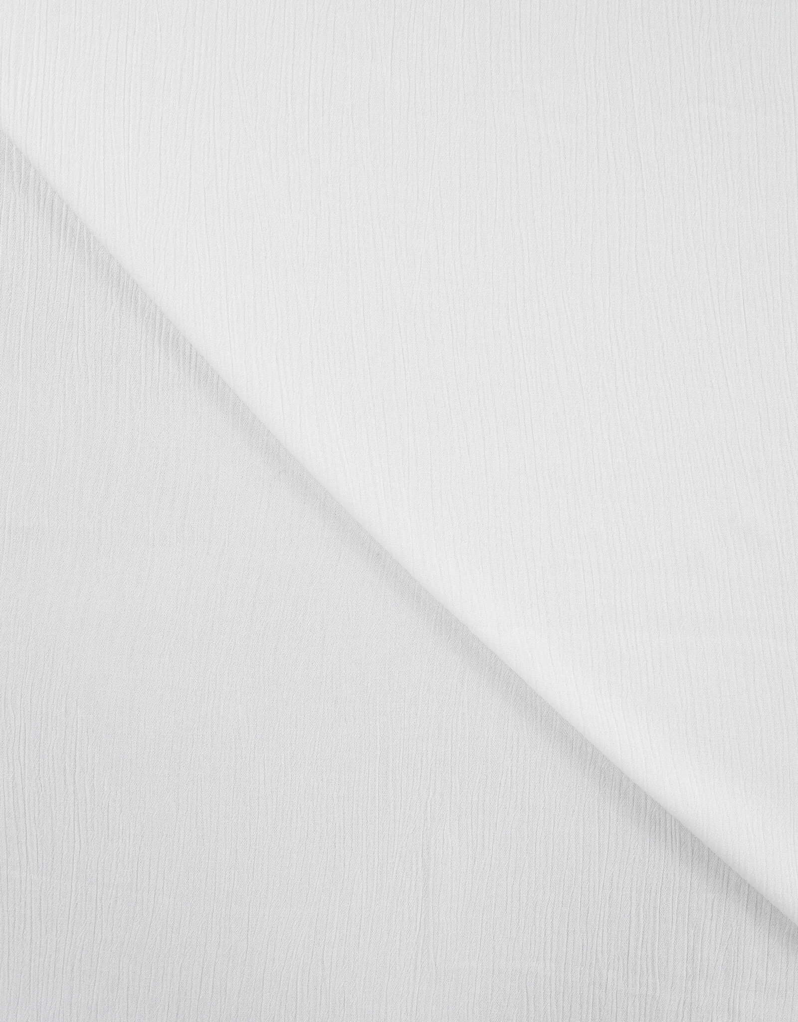 Viscose crepe crinkle uni ecru