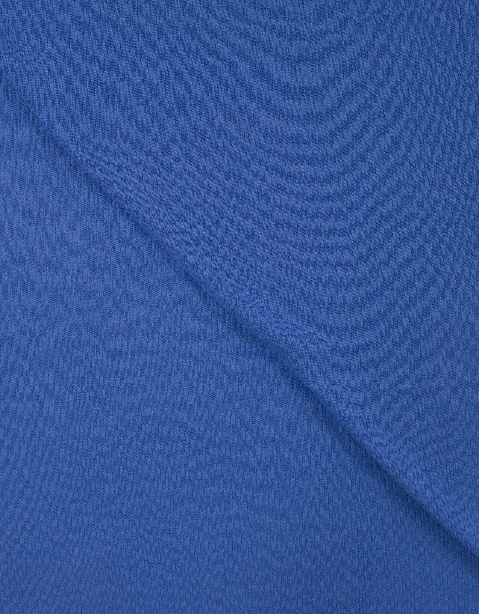 Stoffenschuur selectie Viscose crepe crinkle uni indigo