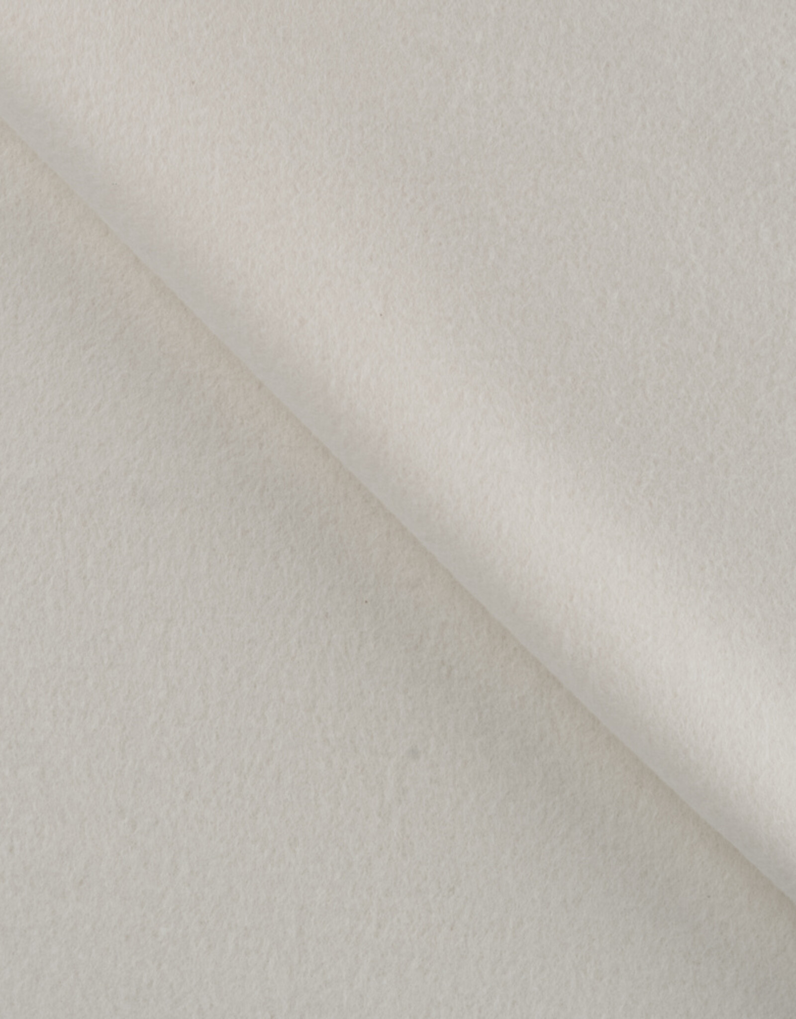 Katoen fleece organic off white melange