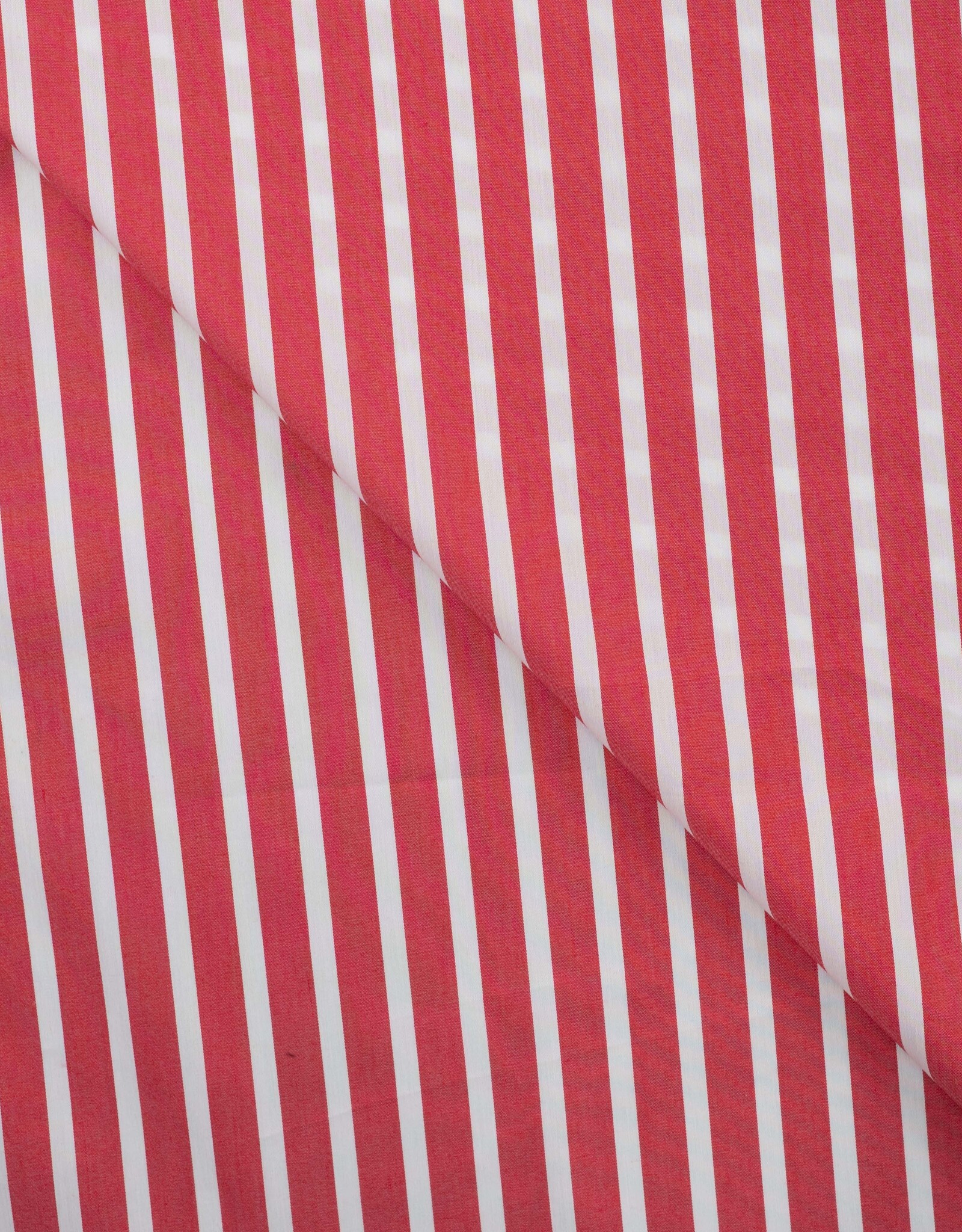 Stretch katoen strepen rood wit