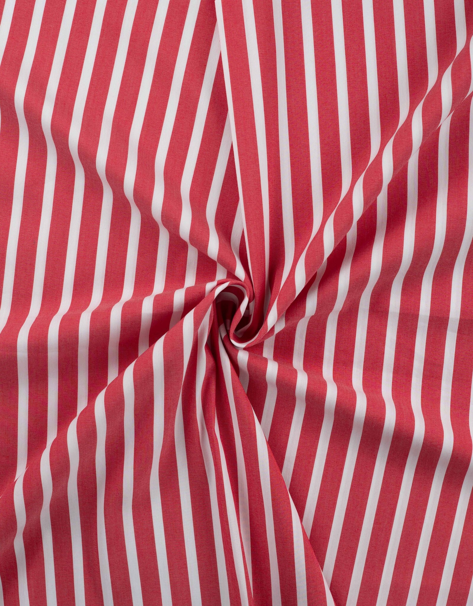 Stretch katoen strepen rood wit