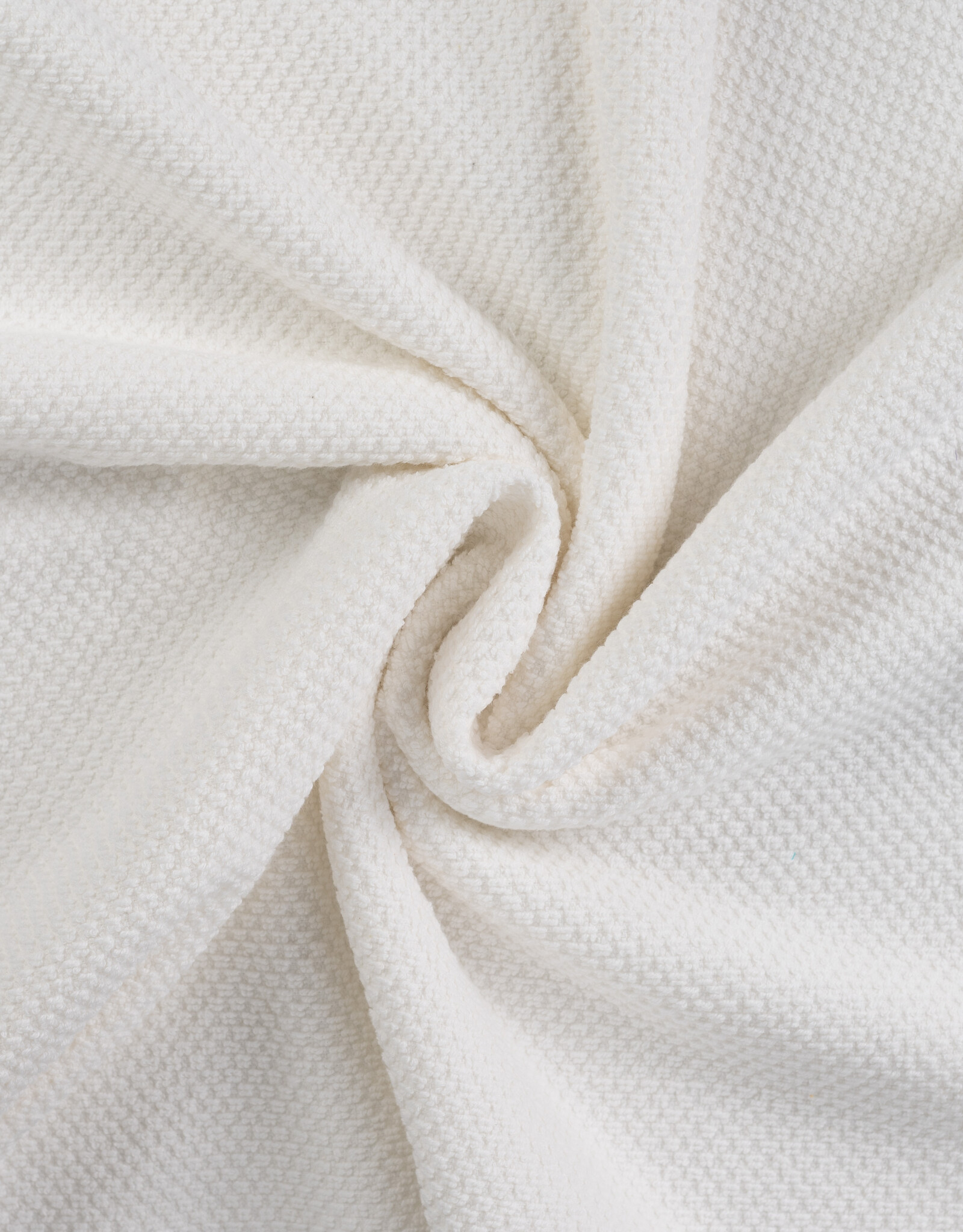 Luxe badstof wafelkatoen ecru