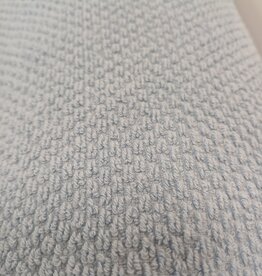 Luxe badstof wafelkatoen zacht blauw