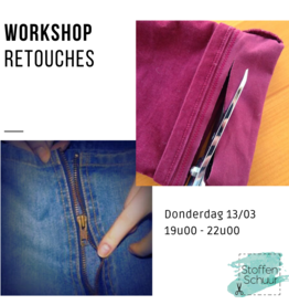 workshop Workshop retouches maart (avond)