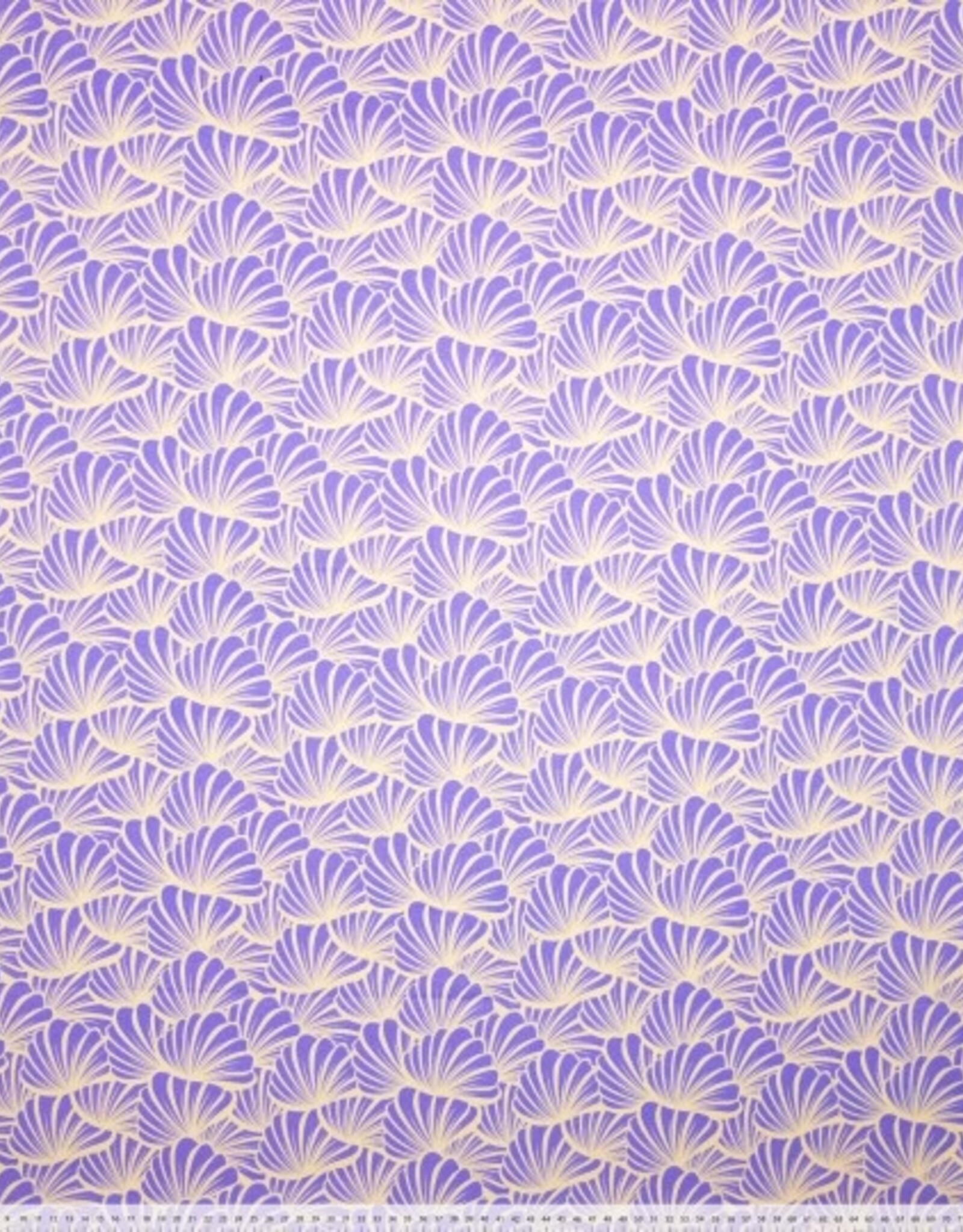 Canvas beachy shells lila