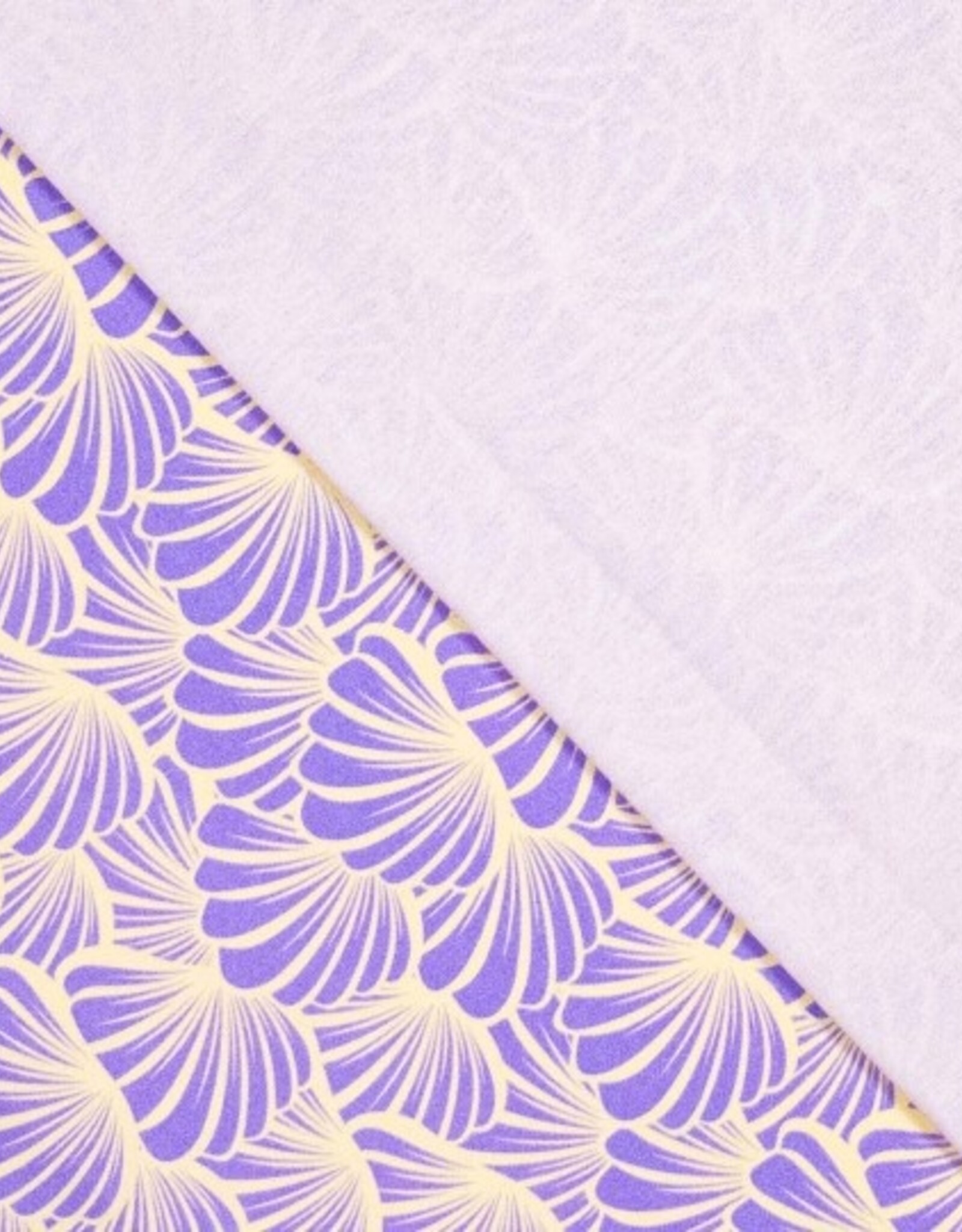 Canvas beachy shells lila