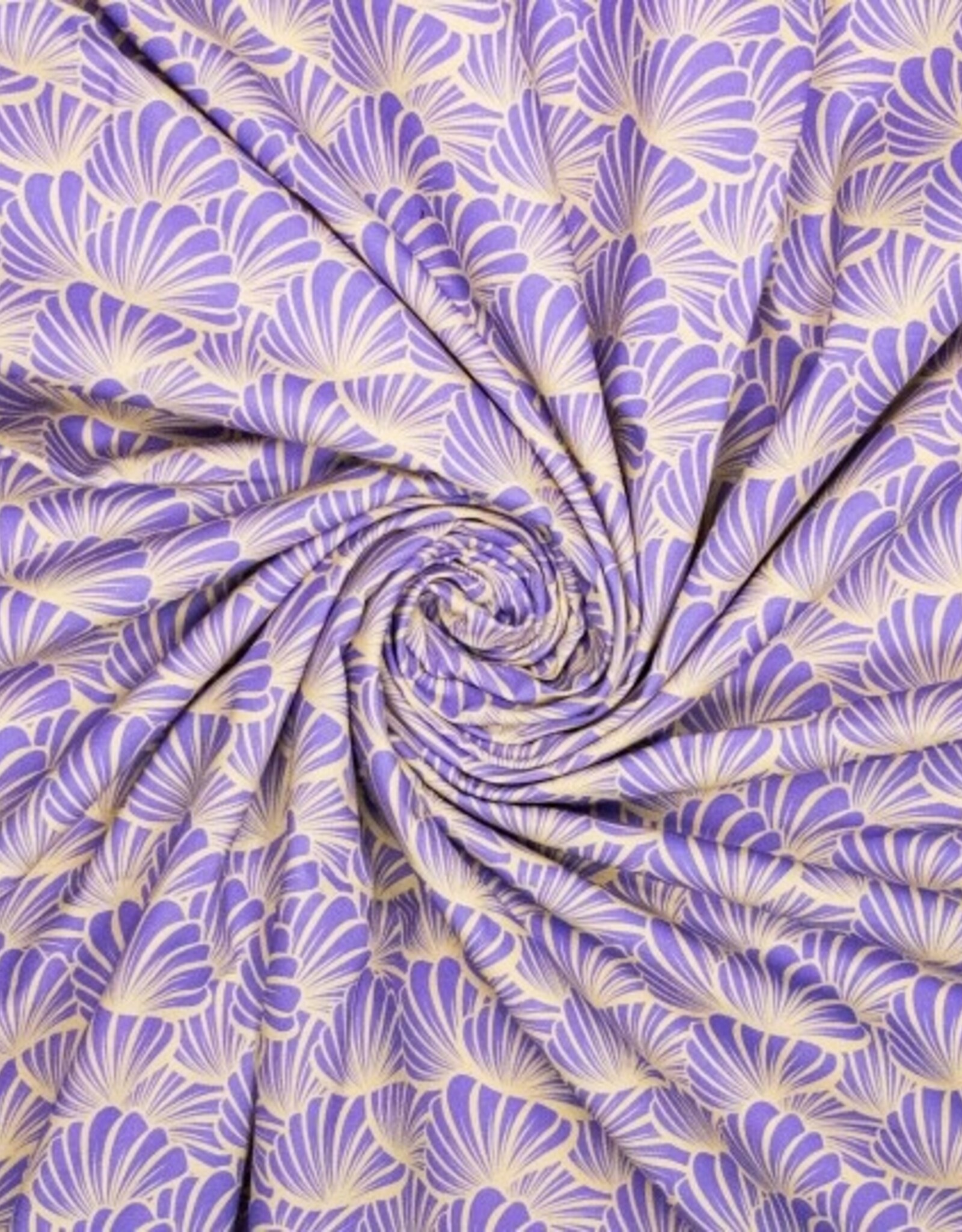 Canvas beachy shells lila