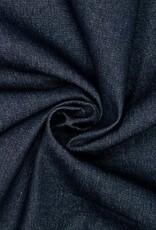 Denim recycled Japanse raw dark indigo - ongewassen Denim recycled Japanse raw dark indigo - ongewassen