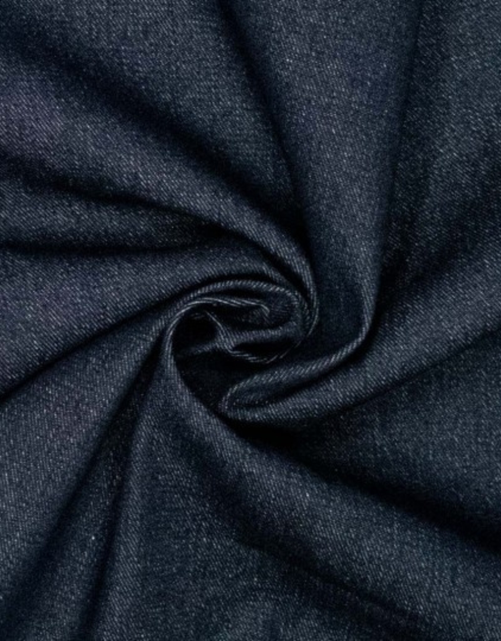 Denim recycled Japanse raw dark indigo - ongewassen