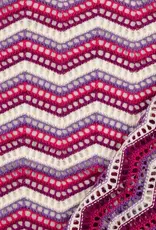 Gehaakte missoni fuchsia
