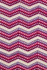 Gehaakte missoni fuchsia