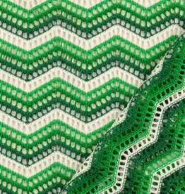 Gehaakte missoni groen