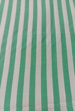 Viscose strepen wit groen Viscose strepen wit groen