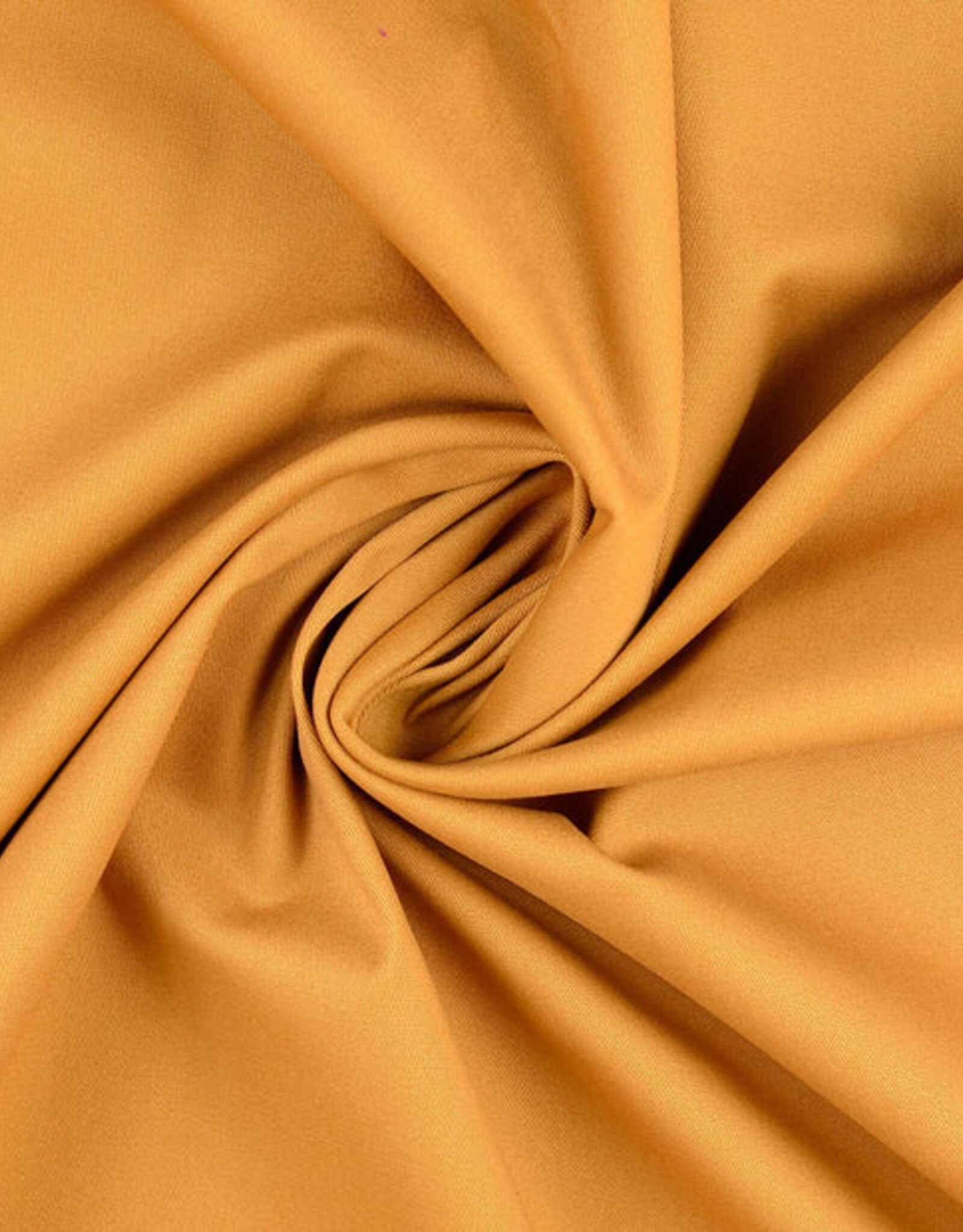 Katoen twill peach effect camel