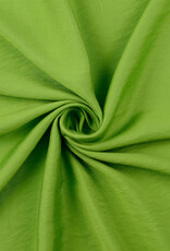 Viscose met glanzende taft look grasgroen Viscose met glanzende taft look grasgroen