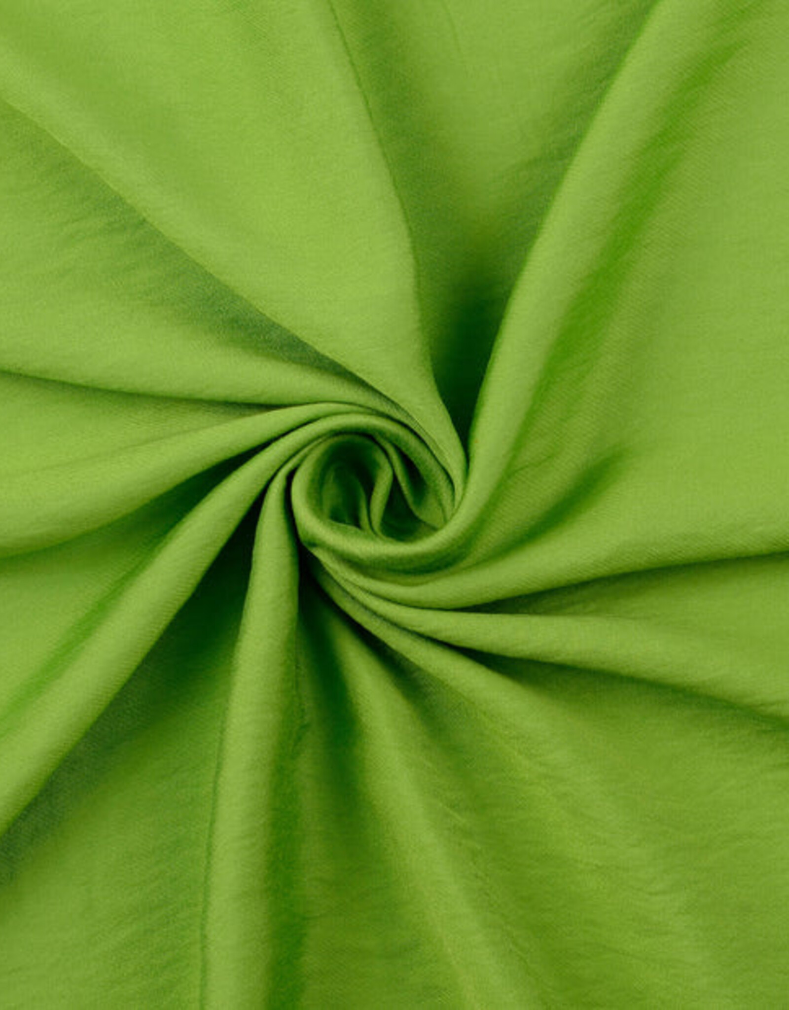 Viscose met glanzende taft look grasgroen