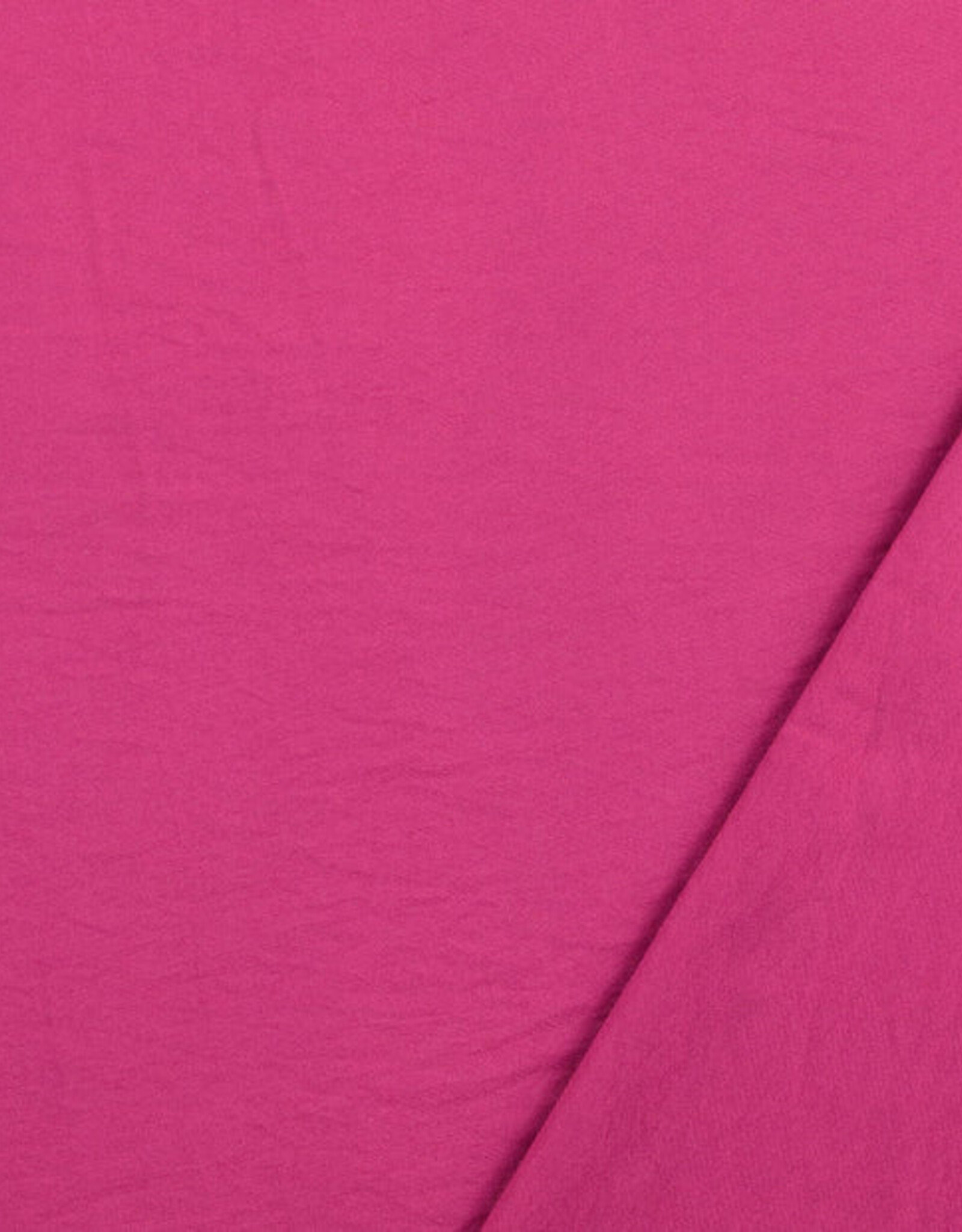 Viscose met glanzende taft look fuchsia