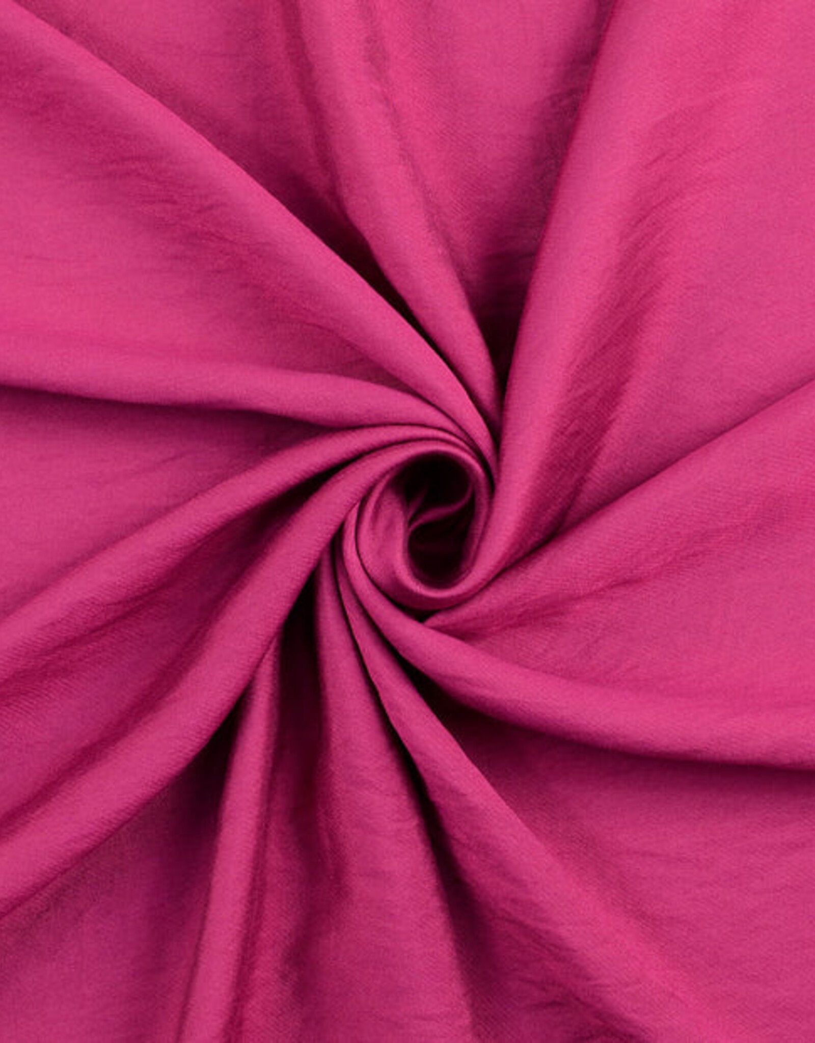 Viscose met glanzende taft look fuchsia