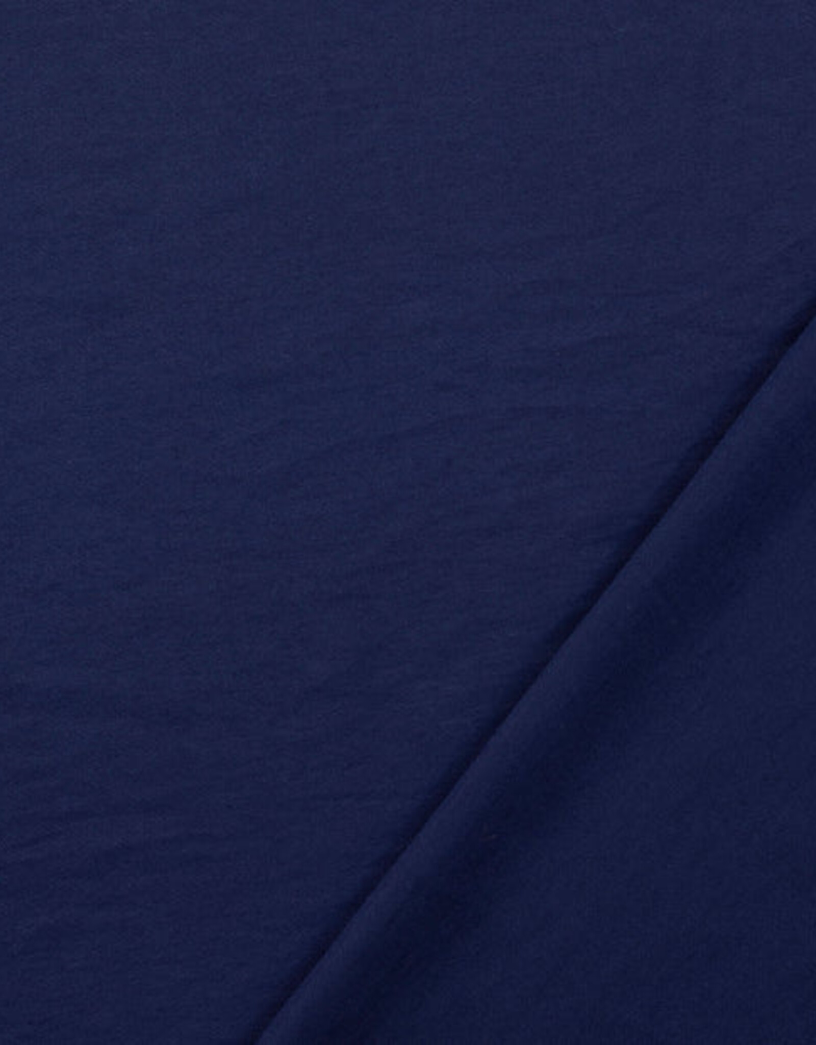 Viscose met glanzende taft look navy