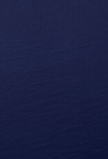 Viscose met glanzende taft look navy Viscose met glanzende taft look navy