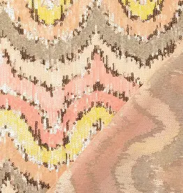 Chique pailletten gebogen missoni pastel