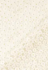 Chique kant  kleine elegante bloem lurex goud Chique kant  kleine elegante bloem lurex goud