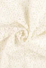 Chique kant  kleine elegante bloem lurex goud Chique kant  kleine elegante bloem lurex goud