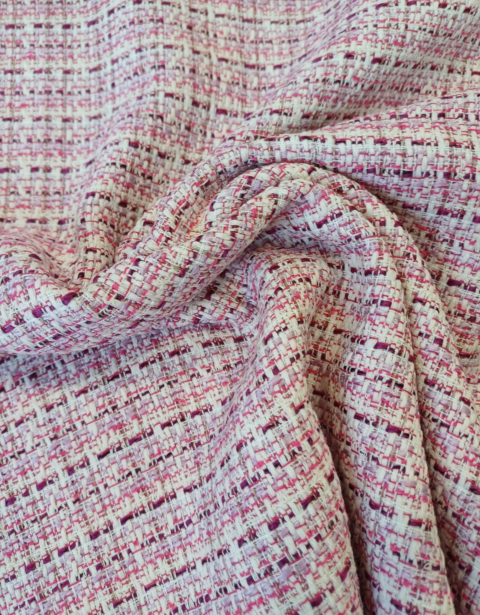 Bouclé  chanel roze