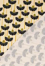 Bio katoen retro bloemenprint- Loes van oosten Bio katoen retro bloemenprint- Loes van oosten