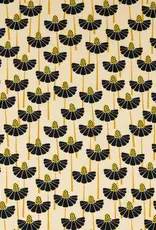 Bio katoen retro bloemenprint- Loes van oosten Bio katoen retro bloemenprint- Loes van oosten