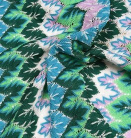 Gehaakte missoni lichte stretch pastel