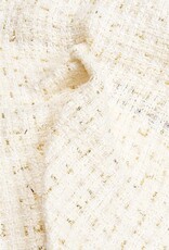 Boucle chanel ecru lurex goud Boucle chanel ecru lurex goud