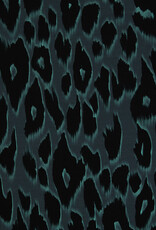 French terry leopard dark green- Thorsten Berger French terry leopard dark green- Thorsten Berger