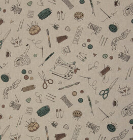 Canvas sewing beige