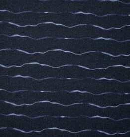 katoen jersey navy golfjes