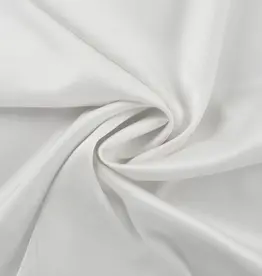 Viscose satijn  wit