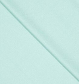Stoffenschuur selectie Bamboe organic fabric pastel turquoise
